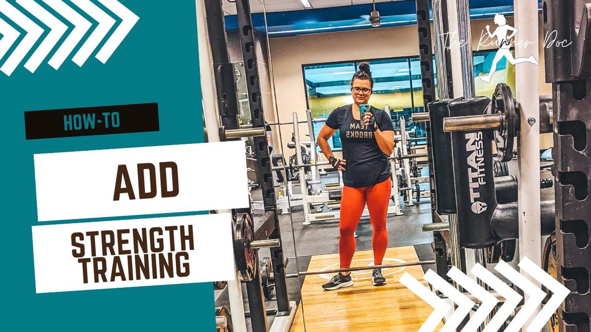 'Video thumbnail for How to EASILY add strength training as a runner. (hint: you don't need to spend hours in the gym!)'