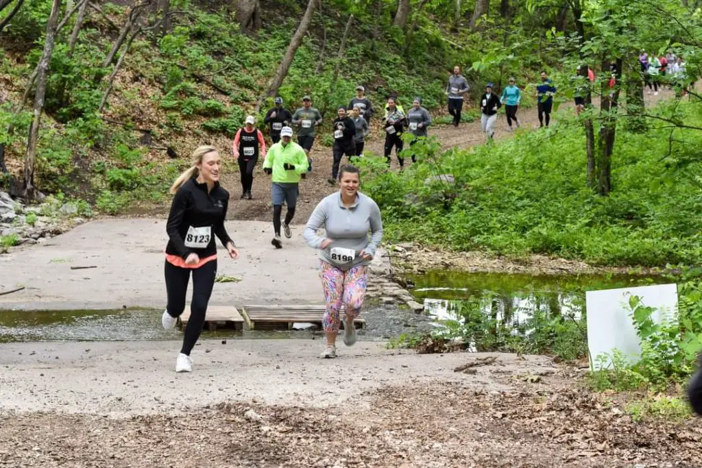 Beautiful scenery at the Wine-O trail run in winfield kansas race recap and review